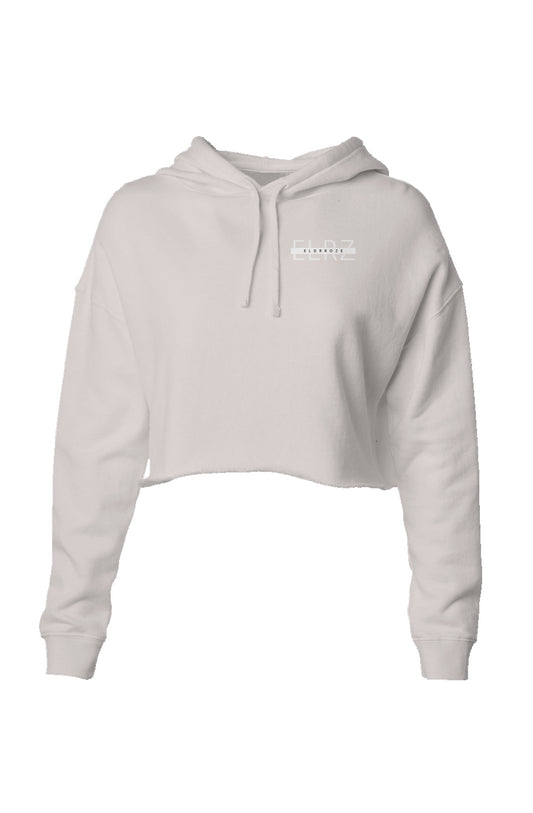 ELDRROZE Bone Ladies Lightweight Crop Hoodie