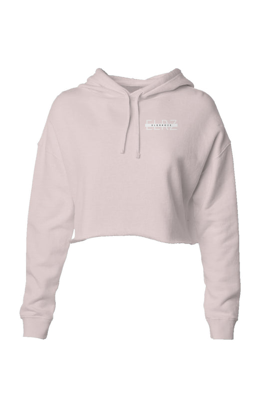 ELDRROZE Blush Ladies Lightweight Crop Hoodie