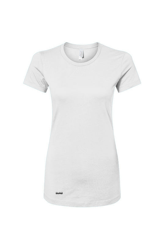 ELDRROZE Women's Slim Fit Tee White