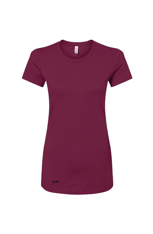 ELDRROZE Women's Slim Fit Tee Maroon