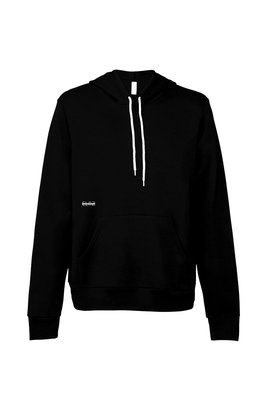 ELDDROZE Sponge Fleece Pullover Hoodie Black